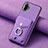 Funda Silicona Goma de Cuero Carcasa SD2 para Samsung Galaxy A04 4G Purpura Claro