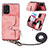 Funda Silicona Goma de Cuero Carcasa SD2 para Samsung Galaxy M32 5G Rosa