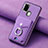 Funda Silicona Goma de Cuero Carcasa SD3 para Samsung Galaxy A21s Morado