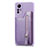 Funda Silicona Goma de Cuero Carcasa SD3 para Xiaomi Redmi Note 12S Morado