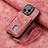 Funda Silicona Goma de Cuero Carcasa SD4 para Apple iPhone 14 Pro Max Rosa