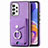 Funda Silicona Goma de Cuero Carcasa SD4 para Samsung Galaxy A23 5G Morado