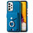 Funda Silicona Goma de Cuero Carcasa SD4 para Samsung Galaxy A72 4G Azul