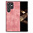 Funda Silicona Goma de Cuero Carcasa SD5 para Samsung Galaxy S24 Ultra 5G Rosa