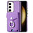 Funda Silicona Goma de Cuero Carcasa SD7 para Samsung Galaxy S22 Plus 5G Purpura Claro