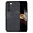 Funda Silicona Goma de Cuero Carcasa SD8 para Samsung Galaxy S24 5G Negro