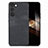 Funda Silicona Goma de Cuero Carcasa SD8 para Samsung Galaxy S24 Plus 5G Negro