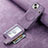 Funda Silicona Goma de Cuero Carcasa SD9 para Apple iPhone 13 Purpura Claro