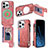 Funda Silicona Goma de Cuero Carcasa SD9 para Apple iPhone 14 Pro Max Rosa