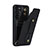 Funda Silicona Goma de Cuero Carcasa SY1 para Samsung Galaxy S22 Plus 5G Negro