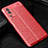 Funda Silicona Goma de Cuero Carcasa WL1 para Vivo Y72 5G Rojo