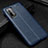 Funda Silicona Goma de Cuero Carcasa WL1 para Xiaomi Redmi 9 Power Azul