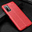 Funda Silicona Goma de Cuero Carcasa WL1 para Xiaomi Redmi 9 Power Rojo