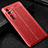 Funda Silicona Goma de Cuero Carcasa WL2 para Xiaomi Mi Note 10 Lite Rojo