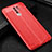 Funda Silicona Goma de Cuero Carcasa WL2 para Xiaomi Redmi 9 Prime India Rojo