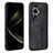 Funda Silicona Goma de Cuero Carcasa YZ1 para Huawei Nova 11 Pro Negro