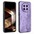 Funda Silicona Goma de Cuero Carcasa YZ1 para Huawei Nova Y91 Purpura Claro