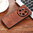 Funda Silicona Goma de Cuero Carcasa YZ1 para Xiaomi Mi 13 Ultra 5G Marron