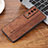 Funda Silicona Goma de Cuero Carcasa YZ2 para Huawei Honor 80 GT 5G Marron