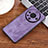 Funda Silicona Goma de Cuero Carcasa YZ2 para Huawei Mate 60 Pro Purpura Claro