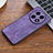 Funda Silicona Goma de Cuero Carcasa YZ2 para Oppo A2 Pro 5G Purpura Claro