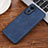 Funda Silicona Goma de Cuero Carcasa YZ2 para Oppo A78 4G Azul