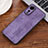 Funda Silicona Goma de Cuero Carcasa YZ2 para Oppo A78 4G Purpura Claro