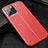 Funda Silicona Goma de Cuero Carcasa Z01 para Apple iPhone 14 Pro Max Rojo