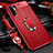 Funda Silicona Goma de Cuero Carcasa Z02 para Huawei P30 Pro Rojo