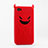 Funda Silicona Goma Demonio Diablo para Apple iPhone 4S Rojo