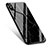 Funda Silicona Goma Patron de Marmol para Apple iPhone X Negro