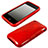 Funda Silicona Transparente Circulo para Apple iPhone 3G 3GS Rojo