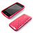 Funda Silicona Transparente Circulo para Apple iPhone 3G 3GS Rosa