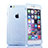 Funda Silicona Transparente Cubre Entero para Apple iPhone 6S Plus Azul