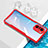 Funda Silicona Ultrafina Carcasa Transparente BH1 para Xiaomi Redmi K40 5G Rojo