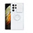 Funda Silicona Ultrafina Carcasa Transparente con Anillo de dedo Soporte S02 para Samsung Galaxy S23 Ultra 5G Blanco