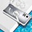 Funda Silicona Ultrafina Carcasa Transparente con Magnetico Anillo de dedo Soporte BH1 para Xiaomi Redmi Note 12 Pro 4G Blanco