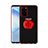 Funda Silicona Ultrafina Carcasa Transparente con Magnetico Anillo de dedo Soporte C01 para Samsung Galaxy S20 Plus Rojo