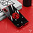 Funda Silicona Ultrafina Carcasa Transparente con Magnetico Anillo de dedo Soporte para Sony Xperia Ace III SO-53C Rojo