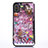 Funda Silicona Ultrafina Carcasa Transparente Flores T07 para Apple iPhone Xs Max Rosa