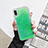 Funda Silicona Ultrafina Carcasa Transparente Flores T12 para Apple iPhone XR Verde