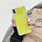 Funda Silicona Ultrafina Carcasa Transparente Flores T12 para Apple iPhone Xs Amarillo