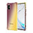 Funda Silicona Ultrafina Carcasa Transparente Gradiente para Samsung Galaxy M40S Marron