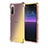 Funda Silicona Ultrafina Carcasa Transparente Gradiente para Sony Xperia 10 IV SO-52C Oro