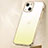 Funda Silicona Ultrafina Carcasa Transparente Gradiente S01 para Apple iPhone 14 Plus Amarillo