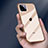 Funda Silicona Ultrafina Carcasa Transparente H01 para Apple iPhone 11 Pro Oro