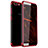 Funda Silicona Ultrafina Carcasa Transparente H01 para Huawei Honor V10 Rojo