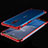 Funda Silicona Ultrafina Carcasa Transparente H01 para Nokia C3 Rojo