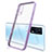 Funda Silicona Ultrafina Carcasa Transparente H01 para Vivo iQOO 7 India 5G Morado