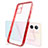 Funda Silicona Ultrafina Carcasa Transparente H01 para Vivo Y30 5G Rojo